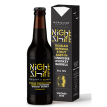 HORIZONT NIGHT SHIFT 2022 2 Russian Imperial Stout Tennessee whiskey hordóban érlelve 0,33L