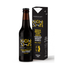 HORIZONT NIGHT SHIFT 2023 2 Russian Imperial Stout Tennessee whiskey hordóban érlelve 0,33L