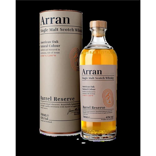 ARRAN BARREL RESERVE 0,7l, 43%  SKÓT SINGLE MALT WHISKY